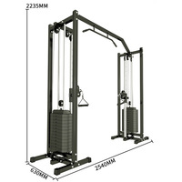 Máquina de Gimnasio Ajustable Unisex Más Vendida, Equipo de Fitness de Acero, Estación de Fuerza, Power Rack, Cable Crossover, Hecho de Hierro y Metal