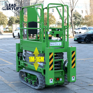 Plataforma Elevadora de Tijera Autopropulsada Portátil Todoterreno con Nivelación Automática de 300 kg de Capacidad, 4 m, 6 m, 8 m, 10 m - Product Image 1