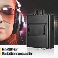 Écouteurs intra-auriculaires personnels avec amplificateur et entrées XLR, sortie 3,5 mm
