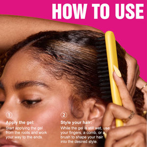 <span class=keywords><strong>Gel</strong></span> coiffant pour cheveux Extra Hold, définit, hydrate, lisse, donne de l'éclat, pour un <span class=keywords><strong>chignon</strong></span> lisse - Product Image 5