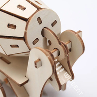 Kit de Modelo de Camión Mezclador de Cemento de Madera con Energía Solar Wincent, Rompecabezas 3D DIY, Juguete Educativo STEM de Ingeniería, Regalo para Niños
