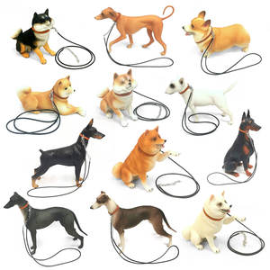 Likelife Shiba Inu Worst Hond Corgi Massief Pvc Speelgoed <span class=keywords><strong>Plastic</strong></span> Figuur Dieren Hond Met Sleepkabel - Product Image 2