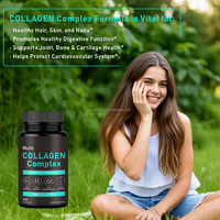 Vitahealthy OEM Marque privée Capsules multi-collagène Soutient les cheveux, la peau, les ongles et la santé digestive Supplément Capsules de collagène