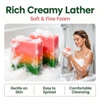 Savon artisanal à la pastèque juteuse 100g, anti-acné et éclaircissant