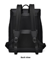 Sac à dos unisexe pour affaires, sac bandoulière et sac à épaule, sacoche pour ordinateur portable, imperméable, doublure en PU polyester, 20L, grande capacité extensible