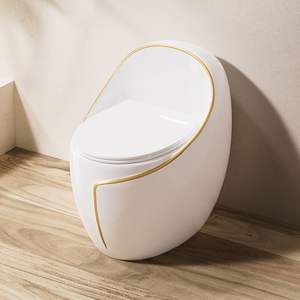 <span class=keywords><strong>TOTO</strong></span> personnalisé en usine personnalisé et créatif Siphonic silencieux de petite taille anti-odeur toilette en forme d'oeuf au sol - Product Image 2