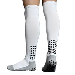 Wholesale Adult and Children Sport Compression Knee High Grip Socks Soccer Anti Slip long football Socks