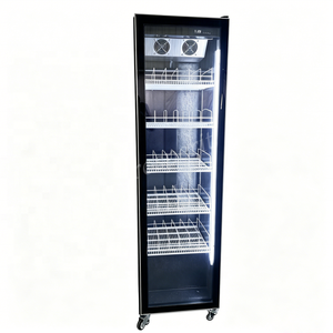 Réfrigérateur commercial à <span class=keywords><strong>porte</strong></span> unique pour boissons, vitrine verticale en verre pour bières, réfrigérateur de présentation multi-niveaux pour boissons - Product Image 5