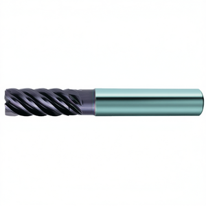 Fraise à queue en carbure Ttake Ta1440, revêtement Nano TiAlN, hélice 44 45 46 degrés, 6 cannelures - Product Image 2