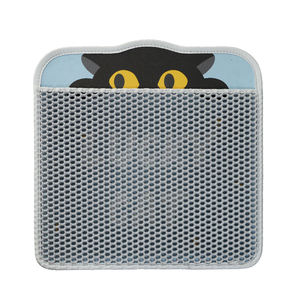 Less-Mess Cat Katzen toilette Matte Niedliche Katzenstreu-Fang matte 60*60 cm Weich auf Kitty Paws Easy Clean Anti-Rutsch-Haustier zubehör - Product Image 3