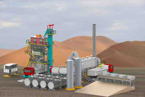 Planta de torre de mezcla por lotes de asfalto fabricada en India Componentes de núcleo de construcción de carreteras Motor de cojinete Maquinaria de carretera de calefacción de betún - Product Image 3