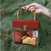 Boîte cadeau haut de gamme en PS recyclable avec revêtement UV pour artisanat, bougies et autocollants - Cadeaux de mariage et d'anniversaire (personnalisable)