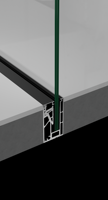 Garde-corps en verre Offre Spéciale Luxseal Design moderne en aluminium pour balcon main courante d'escalier