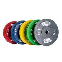 Beste Kwaliteit Custom Logo Kleurrijke Gym Lifting Rubber Bumper Gewicht Platen