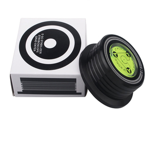Estabilizador de Tocadiscos de Aluminio en Oferta con Nivel de Burbuja y Escala de Velocidad para Reproductor de Vinilos LP, Antivibración, Audio para el Hogar - Product Image 1