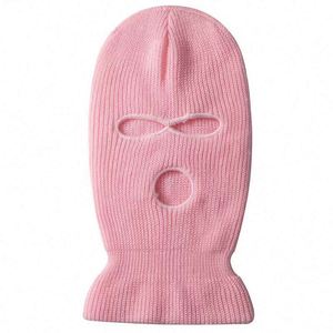 Balaclava en tricot acrylique, masque intégral pour le ski, bonnet multicolores, masque de ski avec logo personnalisé pour les événements promotionnels - Product Image 2
