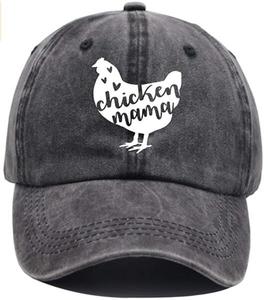 Cappello di mamma di pollo, berretto da Baseball di <span class=keywords><strong>gallina</strong></span> da fattoria Vintage lavato - Product Image 3