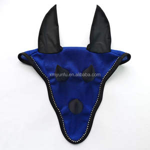 2025 Nieuwkomer Paardenpaard Vliegensluier Rijdende Oor Motornet Hoed Capuchon Masker En Sluier Essentiële Paardentack - Product Image 4