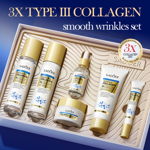 Nouveau kit de soin de la peau SADOER Type III Collagène, raffermissant, hydratant et anti-rides, pour estomper les rides et retarder le vieillissement cutané - Product Image 2