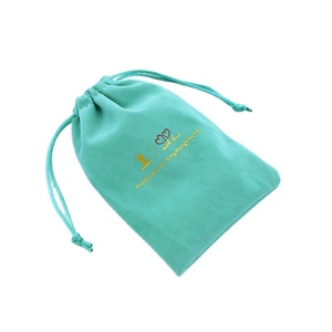 Bolsas de Terciopelo Reciclado con Cordón para Regalos de Boda, Bolsitas de Tela Personalizadas para Regalos de Navidad - Product Image 1