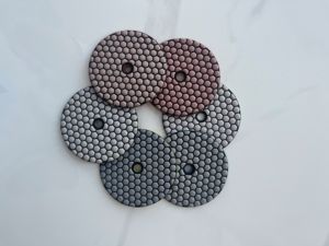 Offre Spéciale 4 pouces Flexible diamant tampons de polissage à sec résine Bond ponçage pour béton granit marbre disque de meulage - Product Image 5
