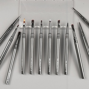 Wholesale Hot Style Acrylic UV Gel Extension Drawing DIY Manicure Tool Stripe Pattern Nail Art <b>Brush</b> Set Professional - Product Image 3