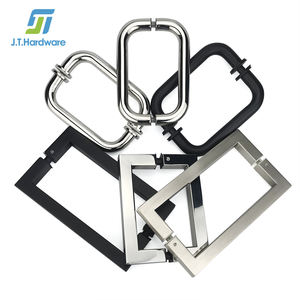 Edelstahl der BM-Serie 3/4 "19mm röhrenförmiger Duschraum Glastür Rücken an Rücken Handtuch halter Zug griff - Product Image 5