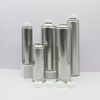 OEM 57*205mm Boîtes de conserve métalliques vides pour désodorisant d'intérieur, type aérosol, rondes, avec revêtement, pour l'entretien domestique