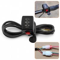 Contrôleur de moteur CC sans balais 350W 36V/48V avec système de freinage électronique EBS, fonction de régulateur de vitesse et bouton d'accélérateur pour vélo