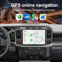Système de navigation GPS pour Ford F250 F550 2022, écran tactile HD 9 pouces, Android Auto, CarPlay sans fil, radio Bluetooth, 2023 2024