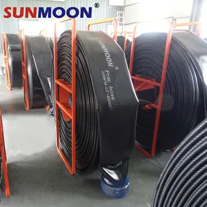 Hose Pipe Various Sizes 6 Inch Flexible Tpu Lay Flat Slurry Rubber Hose Pipe