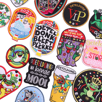 Écussons Oeteldonk, Écussons Grenouille Carnaval des Pays-Bas, Appliques thermocollantes pour vêtements et chapeaux, Logo personnalisé, Vente en gros
