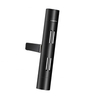 Diffuseur d'huiles essentielles pour voiture Fourcase, désodorisant d'air, clip de ventilation en alliage d'aluminium, nouveau modèle LW-304 noir 85MM