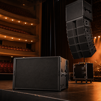 Subwoofer actif professionnel de 18 pouces 800W pour DJ, sonorisation en direct et événements audio