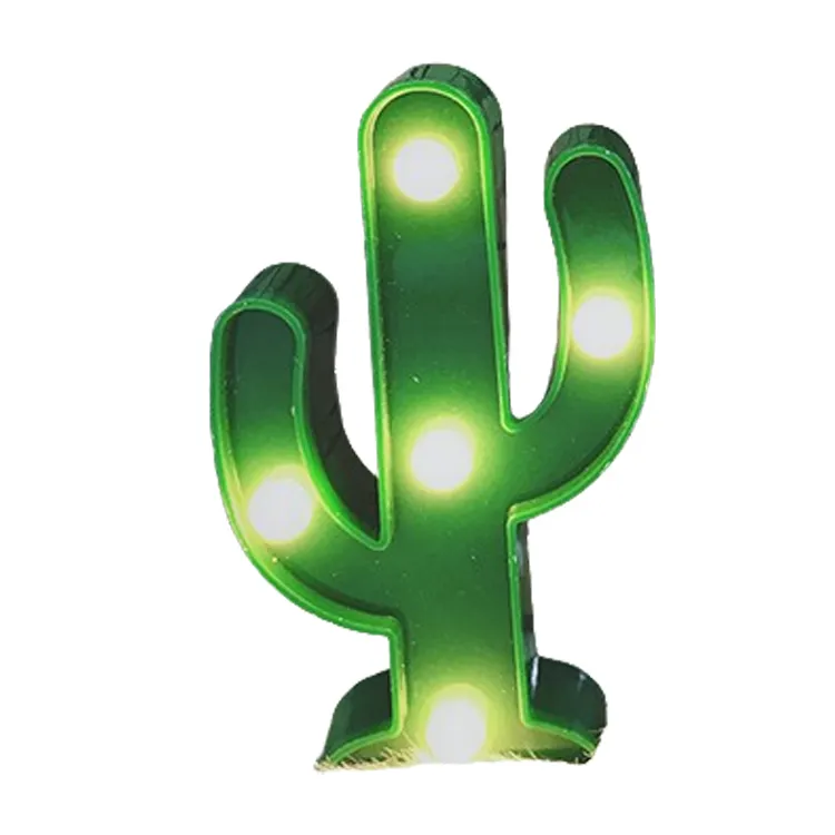 Cartoon LED Night Light Desk Lamp Pineapple/Flamingo/Cactus Modeling Table Nightlight