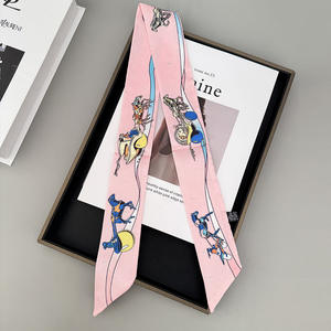 90*5cm Koreanischer Stil Vielseitiges Neues Modisches Auto-förmiges Damen-Bindeband Langes Haarband Fließendes Band Kleines Halstuch - Product Image 2