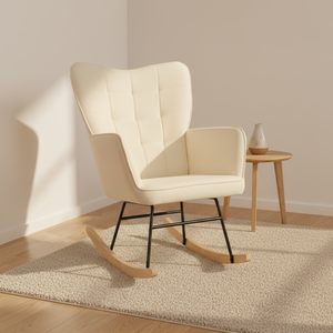 Sillón Reclinable Ligero con Respaldo Alto <span class=keywords><strong>para</strong></span> Lactancia, Sillón Moderno <span class=keywords><strong>para</strong></span> Sala de Estar - Product Image 1