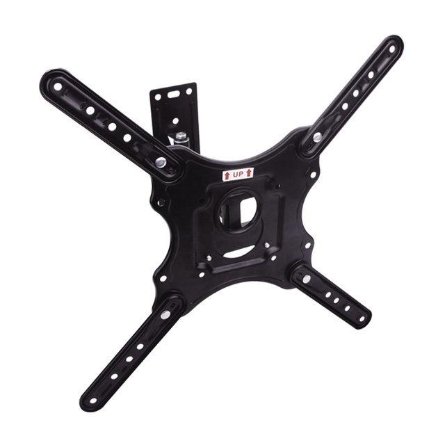 1Adjustable Single Arm TV Wall Mount and Universal VESA Bracket for LED LCD Monitors 26-55 Inch