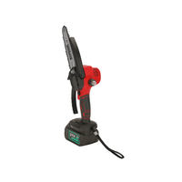 Mini tronçonneuse à main sans fil de 6 pouces pour la coupe du bois pour la taille des arbres Projets de jardinage et de camping bricolage