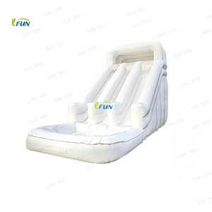 Tobogán de agua Pastel con alquiler de fiesta en la piscina tobogán seco inflable con Ocean Ball <span class=keywords><strong>Pit</strong></span> tobogán inflable de cuatro carriles para niños - Product Image 3