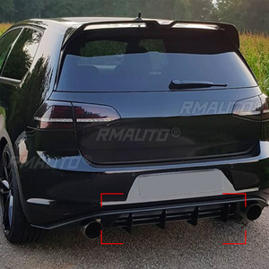Difusor de Parachoques Trasero Estilo Maxton, Alerón Tipo Bandera, Accesorios de Carrocería para VW Golf 7.5 GTI MK7.5 GTI 2017-2021 Facelift - Product Image 6