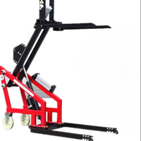 Empileur de chariot élévateur électrique Petit chariot élévateur à fourche Manivelle Portable Chargement et Déchargement Camion Logistique Transporteur Ascenseur Hydraulique