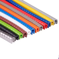 Bande de protection en caoutchouc en U à clipser, profilé d'étanchéité en caoutchouc étanche pour machines industrielles, conteneurs et bords métalliques