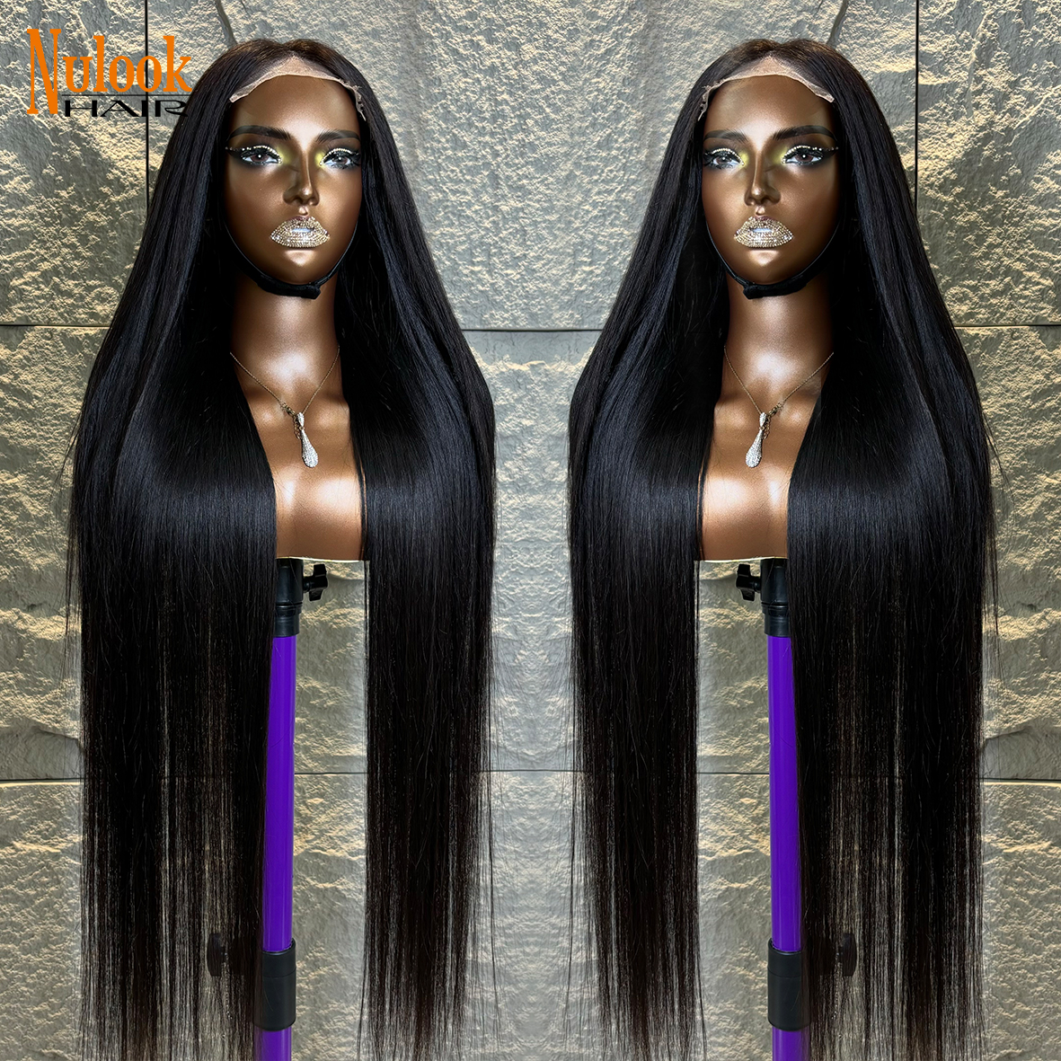 Straight wig