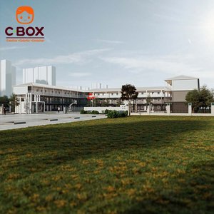Cbox Casa Contenedor Ecológica, Prefabricada, Ignífuga, para Aislamiento Hospitalario, Alojamiento en Resort, Panel Sándwich, Empaque Plano - Product Image 1