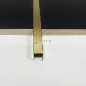 LL102 Échantillon Gratuit Profilé de Carrelage en Acier Inoxydable en Forme de U, Bande de Finition Chromée Polie pour Appartement, Durable et Étanche - Product Image 3
