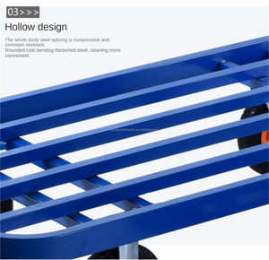 Carretilla de plataforma plegable de metal para el hogar y la oficina, <span class=keywords><strong>remolque</strong></span> de transporte para mudanzas - Product Image 5