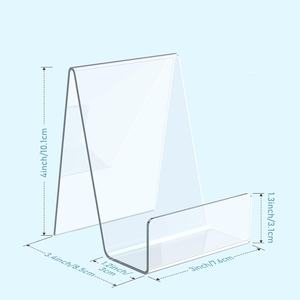 מעמד אקרילי לספרים, קומיקס, מגזינים, תקליטורים, מדף ספרים, מוזיקה, מעמד תצוגה אקרילי - Product Image 4