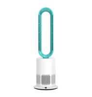 Ventilateur tour numérique en métal sur pied ou de bureau avec télécommande, sans pales, pour chambre et voiture, livraison gratuite