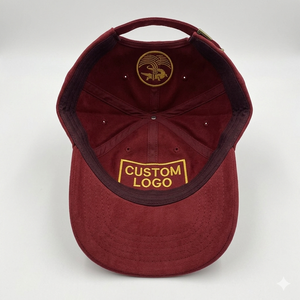 5 Panel Slightly Curved Brim Rope Golf Hats Waterproof Sports Gorras Embroidered Custom logo <b>Baseball</b> <b>Caps</b> - Product Image 2